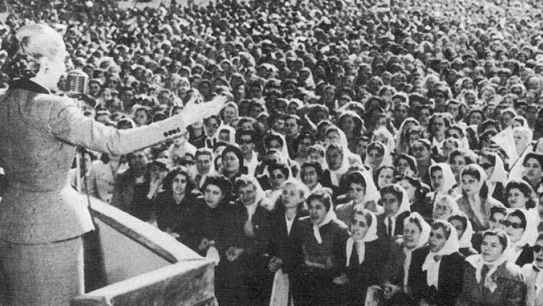 Eva Perón sobre la ley de voto femenino (por Felipe Pigna)
